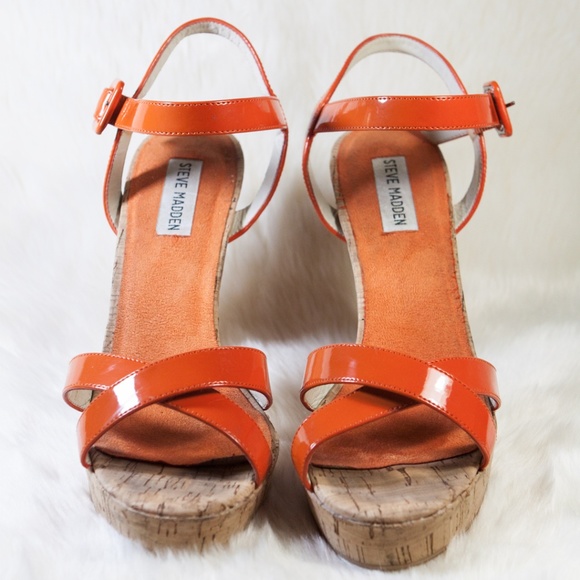 πHPπ Steve Madden Roxann Cork Platform Heels - Picture 5 of 8